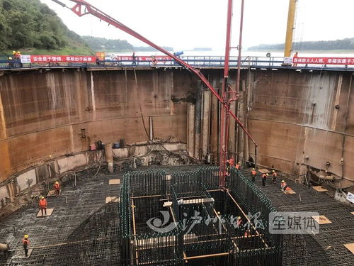 泸州合江白沙长江大桥水中最后一个节点工程正式开工
